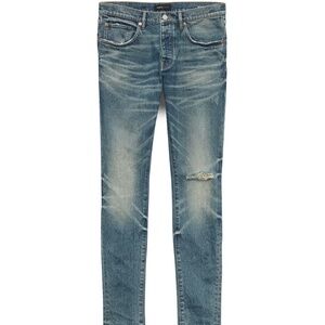 Purple Jeans Shadow Inseam Stretch Skinny Jeans